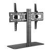 Rfiver Universal Floor Tv Stands Base Swivel Mount With Height Adjustable Cable Management (Photo 10 of 15)