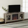 Walker Edison Farmhouse Tv Stands With Storage Cabinet Doors and Shelves (Photo 4 of 15)