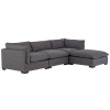 2Pc Burland Contemporary Sectional Sofas Charcoal (Photo 7 of 15)