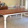 Dining Tables With White Legs and Wooden Top (Photo 15 of 25)