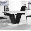 Black High Gloss Dining Tables and Chairs (Photo 7 of 25)
