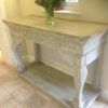 Antique White Distressed Console Tables (Photo 4 of 25)
