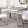 Brushed Metal Dining Tables (Photo 18 of 25)