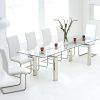Extendable Glass Dining Tables and 6 Chairs (Photo 13 of 25)
