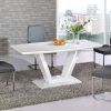 White Gloss and Glass Dining Tables (Photo 7 of 25)