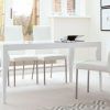 White Dining Tables and 6 Chairs (Photo 14 of 25)