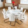 White Gloss Dining Tables 140Cm (Photo 11 of 25)