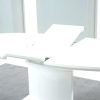 White Gloss Round Extending Dining Tables (Photo 8 of 25)