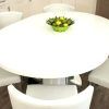 Oval White High Gloss Dining Tables (Photo 17 of 25)