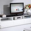 White High Gloss Tv Stand Unit Cabinet (Photo 2 of 20)