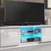 White High Gloss Tv Stand Unit Cabinet (Photo 12 of 20)