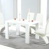White High Gloss Dining Tables and Chairs (Photo 11 of 25)