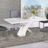 White High Gloss Dining Tables and Chairs (Photo 22 of 25)