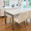 Cream High Gloss Dining Tables (Photo 7 of 25)