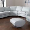 White Leather Corner Sofas (Photo 6 of 10)