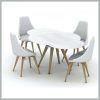 White Round Extendable Dining Tables (Photo 16 of 25)