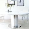 White Round Extendable Dining Tables (Photo 7 of 25)