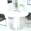 White Gloss Round Extending Dining Tables (Photo 12 of 25)