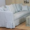 Blue and White Striped Sofas (Photo 1 of 20)