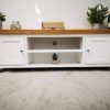 Dillon Oak Extra Wide Tv Stands (Photo 2 of 15)