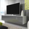 Tv Stands With 2 Open Shelves 2 Drawers High Gloss Tv Unis (Photo 1 of 15)