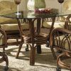 Wicker and Glass Dining Tables (Photo 3 of 25)