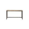 Parsons Clear Glass Top & Elm Base 48X16 Console Tables (Photo 10 of 25)