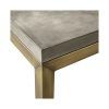 Parsons Concrete Top & Brass Base 48X16 Console Tables (Photo 8 of 25)