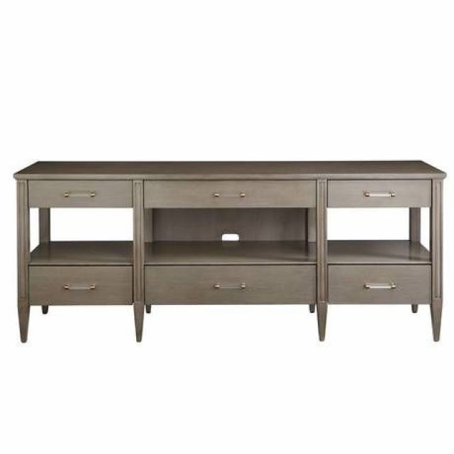 2024 Popular Rey Coastal Chic Universal Console 2 Drawer Tv Stands