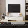 White Tv Stands Entertainment Center (Photo 4 of 15)