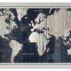 World Map Wall Art Framed (Photo 4 of 20)