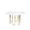 White Circle Dining Tables (Photo 24 of 25)