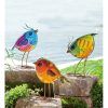 3d Metal Colorful Birds Sculptures (Photo 3 of 15)