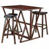 Winsome 3 Piece Counter Height Dining Sets (Photo 8 of 25)