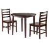 Winsome 3 Piece Counter Height Dining Sets (Photo 16 of 25)