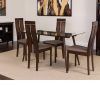 Craftsman 5 Piece Round Dining Sets With Uph Side Chairs (Photo 7 of 25)