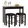 Sheetz 3 Piece Counter Height Dining Sets (Photo 3 of 25)