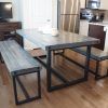 Iron and Wood Dining Tables (Photo 21 of 25)