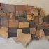 Top 20 of Wood Map Wall Art