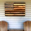Wooden American Flag Wall Art (Photo 9 of 25)