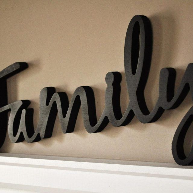 20 Photos Wooden Word Art for Walls