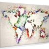 World Map Wall Art Print (Photo 14 of 20)