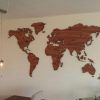 Wooden World Map Wall Art (Photo 7 of 20)