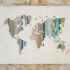 World Map Wall Art Framed (Photo 14 of 20)