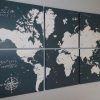 World Map Wall Art Framed (Photo 19 of 20)