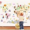 Kids World Map Wall Art (Photo 7 of 20)