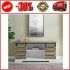 4 Best Ideas Woven Paths Farmhouse Sliding Barn Door Tv Stands with Multiple Finishes