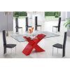 Red Gloss Dining Tables (Photo 7 of 25)