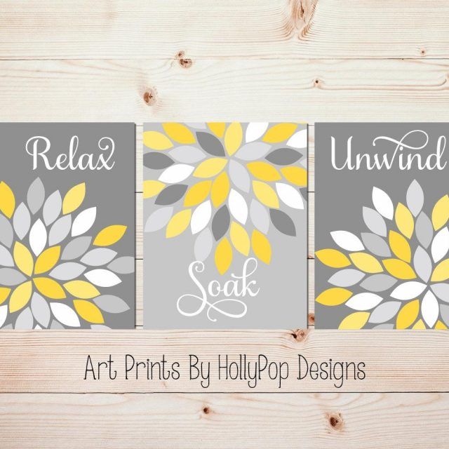 The 20 Best Collection of Yellow and Gray Wall Art