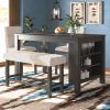Berrios 3 Piece Counter Height Dining Sets (Photo 5 of 25)
